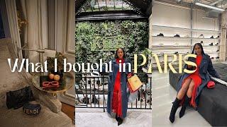 What I Bought in Paris | Fall Luxury Shopping Haul | Fendi, Loewe, Balenciaga, Jacquemus & More