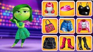 Inside Out 2: Disgust Glow Up Into Bad Girl! How To Become Popular