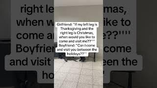 Boyfriend girlfriend funny #funny