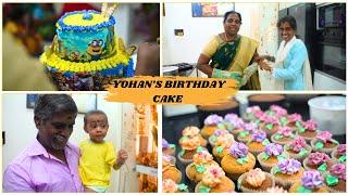 YOHAN BIRTHDAYக்கு CAKE READY பண்ணப்போறோம்|PREPARING YOHAN'S 1ST BIRTHDAY CAKE