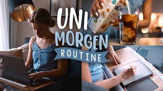 MORGENROUTINE: Produktiver Morgen als Fernstudentin (Lernblätter, Frühstück, Sport) //JustSayEleanor