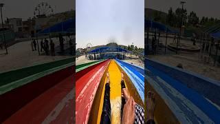 bella ciao playground parkour water Park running sliding pov #shorts