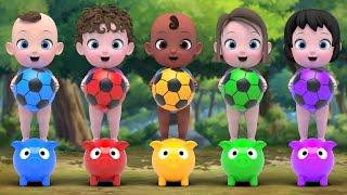 Nursery rhymes Learn Color with English Song 알록달록 컬러 사탕 영어동요 라임이와 영어 공부 해요!