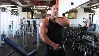 Delts workout with Victor Martinez