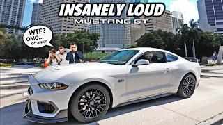 INSANELY LOUD Mustang GT TERRORIZING the City! (It's FAST too)