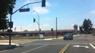 Driving through West Garden Grove