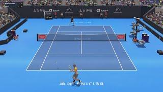 Rally Andrey Rublev VS Davidovich Fokina | BEIJING | Full Ace Tennis Simulator | Gameplay