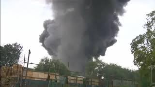 Another large fire at an Industrial estate (UK) - ITV News - 10th August 2020