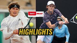 Alexander Zverev vs Jannik Sinner Highlights COLOGNE BETT1HULKS CHAMPIONSHIPS 2020