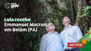  Lula recebe Emmanuel Macron em Belém (PA)