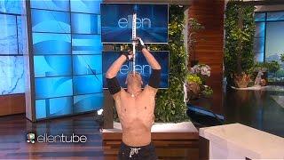 MOST DANGEROUS ELLEN SHOW. Sword Swallower Alex Magala