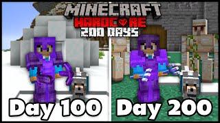 I Survived 200 Days In Hardcore Minecraft... Here's What Happened