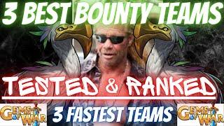 3 BEST BOUNTY HUNTER TEAMS tested & RANKED | 3 Gems of War Bounty Event Teams 2023