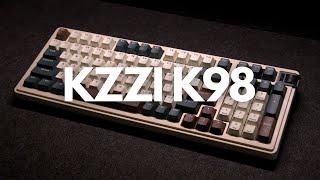 A BUDGET leaf-spring mounted 98% keyboard! | Kzzi K98 Review