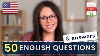 Daily English Questions and Answers ⭐ Speaking Practice and IELTS Vocabulary (A1 to C1)