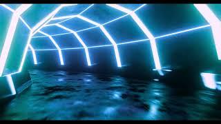 Tunnel animation with neon led lights background video | 4K Visual | Glowing Effects