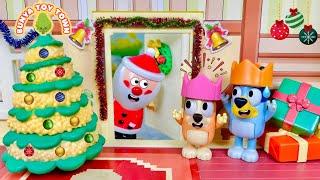 Bluey Who's At The Door On Christmas - Safety Lessons For Kids | Bluey Pretend Play Stories