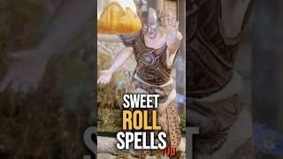 Sweet Roll Spells. #Skyrim #Gaming