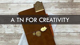 My Creative Log in a Travelers Notebook - Make Your Own Motivation and Success File!