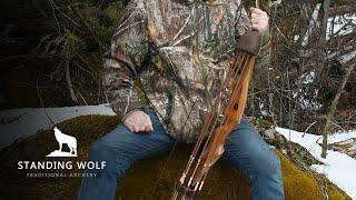 Traditional Bow Quiver for Recurve, Longbows and Self bows | Standing Wolf Archery