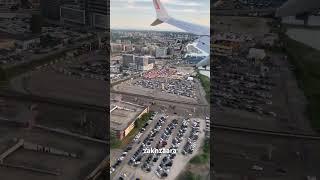 YVR view of the AirPort from the Sky Landing flight #zaknzaara#sunwing#yvrairport#airport #vancouver