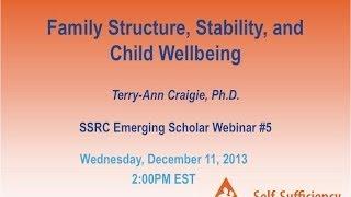 Family Structure, Stability and Child Wellbeing Webinar