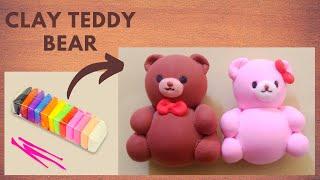 Handmade Clay Teddy Bear |DIY | Simple and Easy Clay Teddy Bear