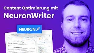 NeuronWriter Test deutsch  SEO Tool zur Content Optimierung