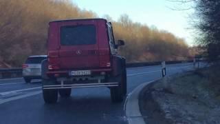 G 500 4x4 on german Autobahn