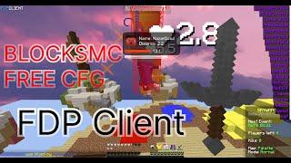 FDP Client | FREE BETTER CONFIG | Insane bypass killaura and scaffold | Blocksmc skywars