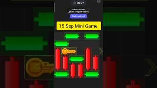 15 September Mini Game Key  Solved | Hamster Kombat Puzzle For Today | Today Mini Game