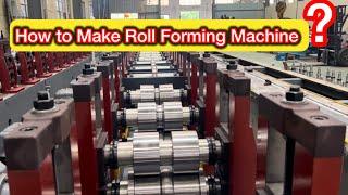 How to make Roll Forming Machine?  [ Gutter Machine]