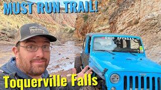 Breathtaking Beauty! "TOQUERVILLE FALLS" Offroad Trail taking "Rattle Snake Gulch"!