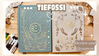 TIEFOSSI A5 Bullet Journal Notebook Review & Pen Test + Giveaway [CLOSED] | ft. @tiefossi2024