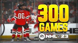 I Played 300 Games of NHL 23... here's what happened!