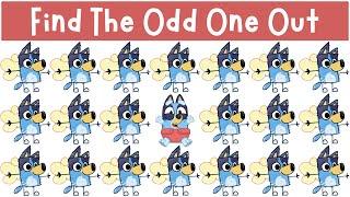 Find The Odd One Out: ALL BLUEY Puzzles