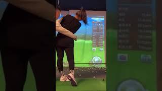 어떻게 맞았지 이게… 이상하네 Golf swing