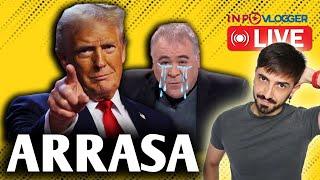 TRUMP ARRASA Y EN LA SEXTA LLORAN SIN PARAR / InfoVlogger LIVE