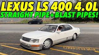 1996 Lexus LS 400 4.0L V8 w/ STRAIGHT PIPES & BLAST PIPES!