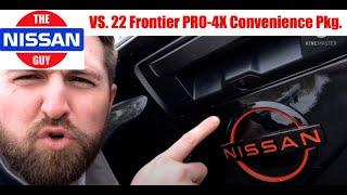 2022 Frontier PRO4X Convenience Package Vs. The Nissan Guy