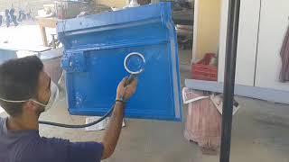 SPRAY PAINTING THE SERIES 2A LANDROVER | Part 3/4 #landrover