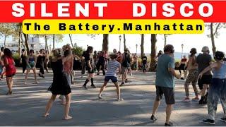 Silent Disco, Silent Dance Headphone Party, Mobile Clubbing, The Battery, Manhattan, New York City