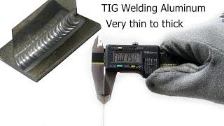 TIG Welding Aluminum - Really Thin 2024 to 5052