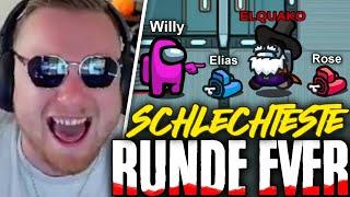 MEINE DÜMMSTE IMPOSTOR RUNDE EVER!  AMONG US mit ELI, WILLY, MEHDI, SEYYN & Co.  | SolutionPlayz