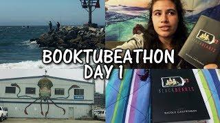 Day 1 | BOOKTUBEATHON VLOG 2018