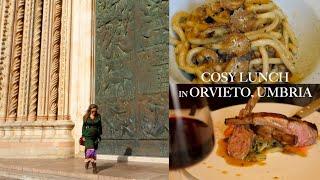 DATE WITH MY HUSBAND: Cosy Italian Lunch in Orvieto, Umbria