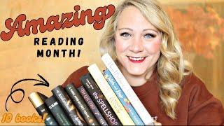 I READ 10 BOOKS THIS MONTH!