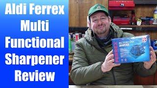 Aldi Ferrex Multifunctional Sharpener review for drill bit, chisel, planer, scissors  or knife