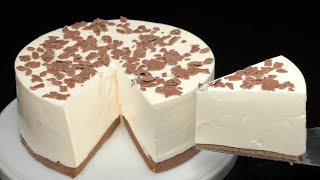 Only 4 ingredients and 10 minutes! Dessert recipe! No baking! No eggs! No flour! No gelatin!