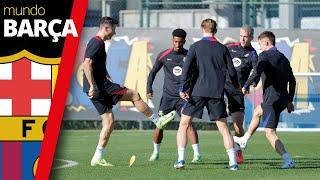 BARÇA: Último entrenamiento antes del CELTA - FC Barcelona | CON FERRAN y ERIC, SIN Lamine Yamal